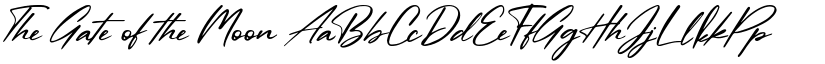 The Gate of the Moon font
