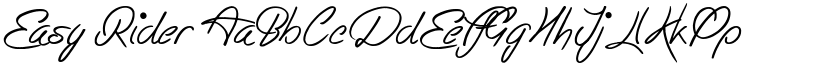 Easy Rider font