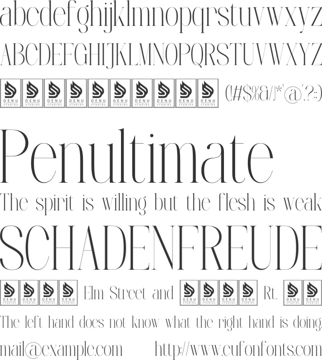 Furigale font preview