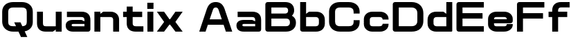 Quantix font