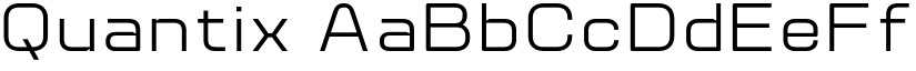 Quantix font