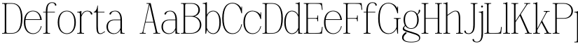 Deforta font download