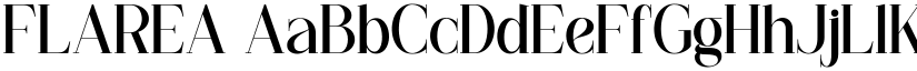 FLAREA font