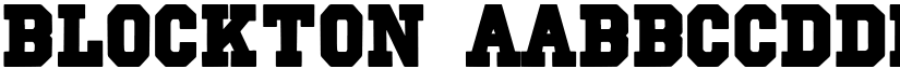 Blockton font download