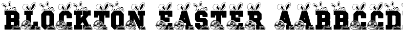 Blockton Easter font download