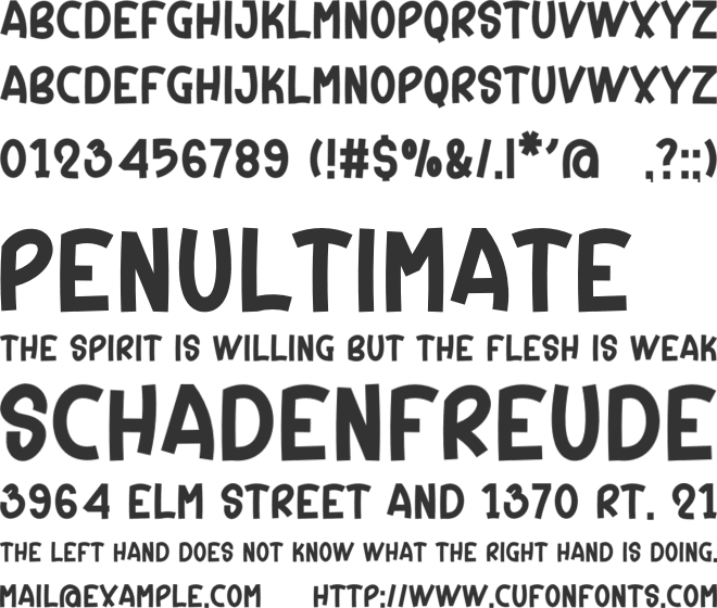 Welcome Bestie font preview
