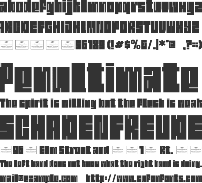 Flawless Free font preview