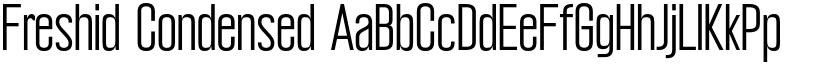 Freshid Condensed font