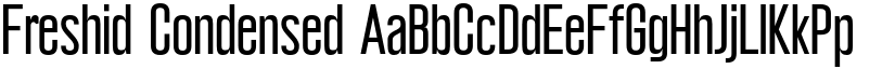 Freshid Condensed font