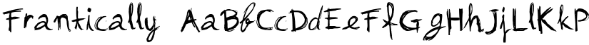 Frantically font download