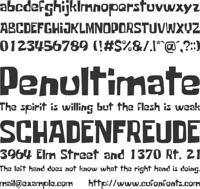 Some Time Later FIXED font preview