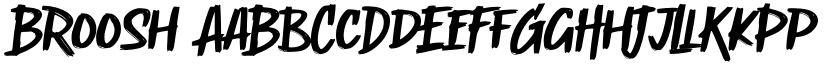 Broosh font download