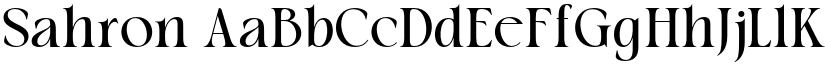 Sahron font download