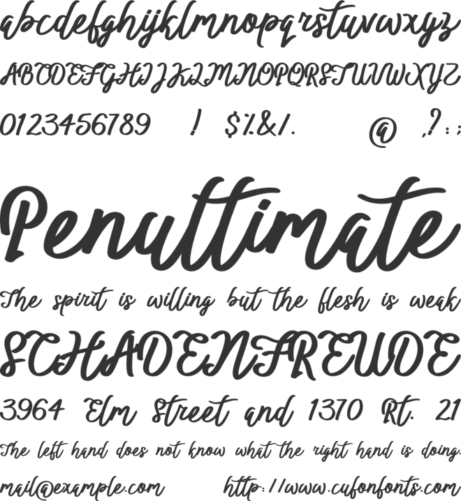BTX-ITTALLY font preview