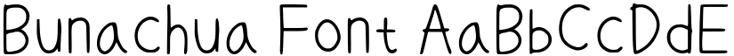 Bunachua Font font download