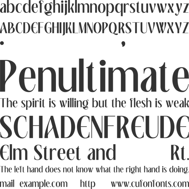 NT Voyager font preview