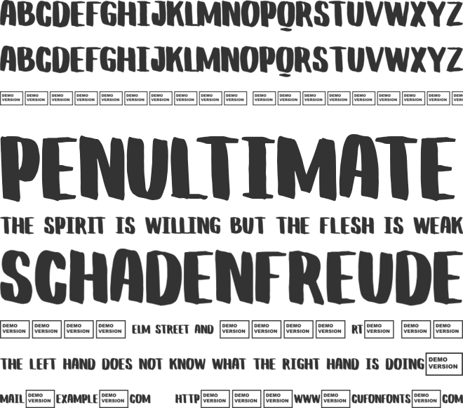 Better Together font preview