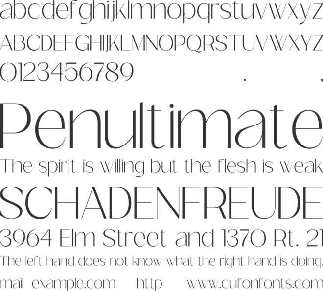 Nt Lamore Mini Edition font preview