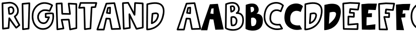 RIGHTAND font