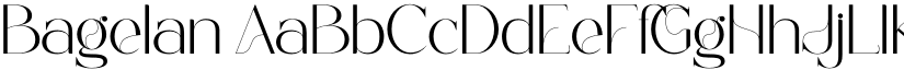 Bagelan font download