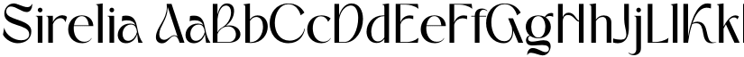 Sirelia font
