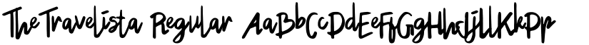 TheTravelista Regular font