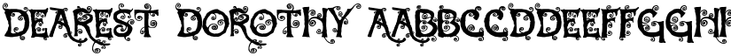 Dearest Dorothy font