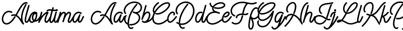 Alontima font