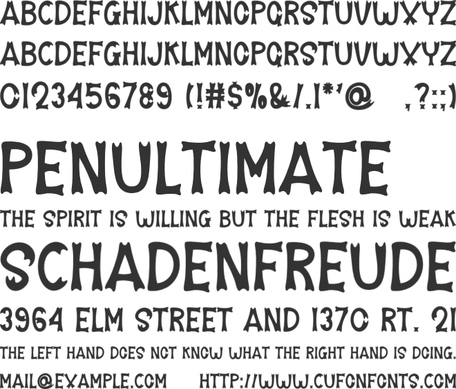 Friday Summer font preview