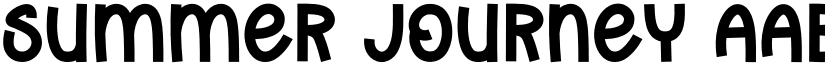 Summer Journey font