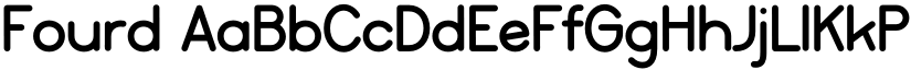 Fourd font
