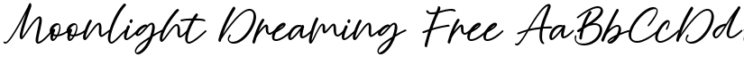 Moonlight Dreaming Free font