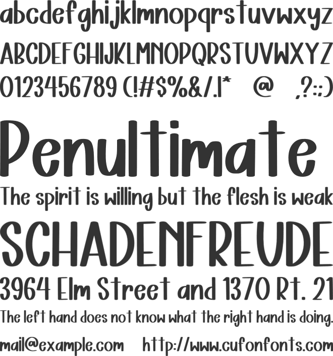 Sweet Twinkle font preview
