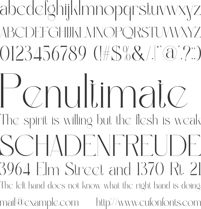Diemha font preview