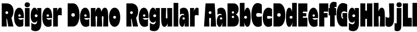 Reiger Demo Regular font