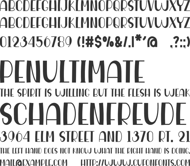 Stay Vibes font preview