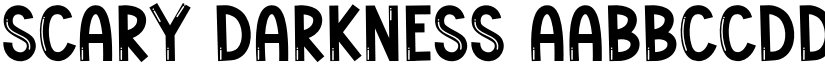 Scary Darkness font download