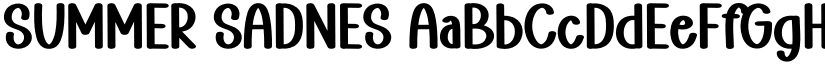 SUMMER SADNES font download