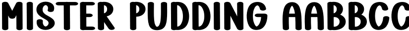 Mister Pudding font