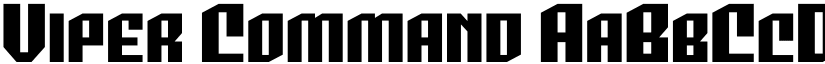Viper Command font download