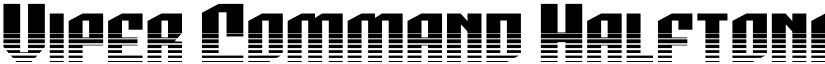 Viper Command Halftone font