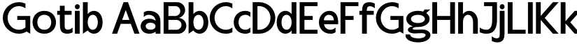 Gotib font