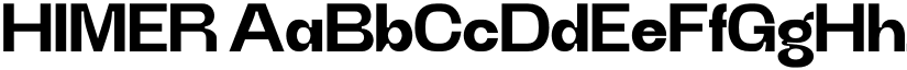 HIMER font