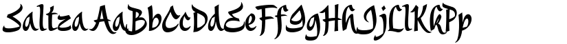 Saltza font