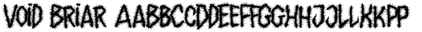 Void Briar font download