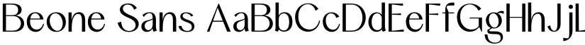 Beone Sans font download