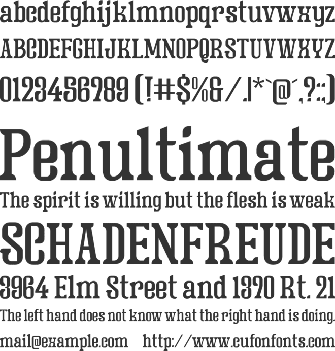 Lilynt font preview
