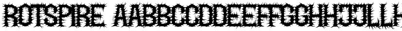 Rotspire font download
