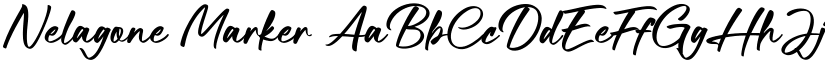 Nelagone Marker font download