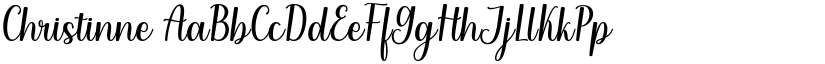 Christinne font